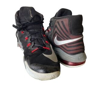 Nike AIRMAX Audacity 2016 Black/White High Top Basketball Tennis Shoes (Size 12)